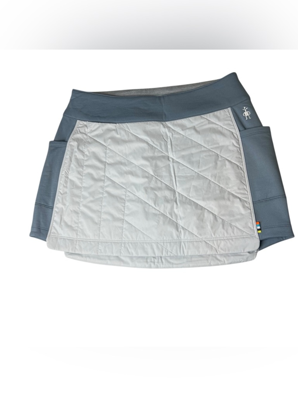 Smartwool NWOT Women's SmartLoft Gray Quilted Small Wool Blend Puffer Skirt